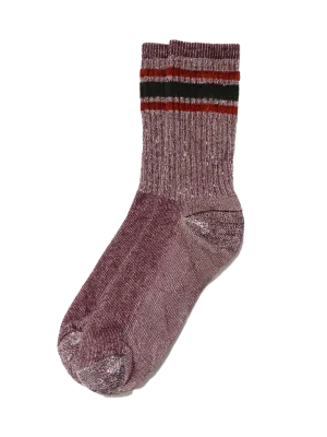 Merino Activity Socks- Maroon