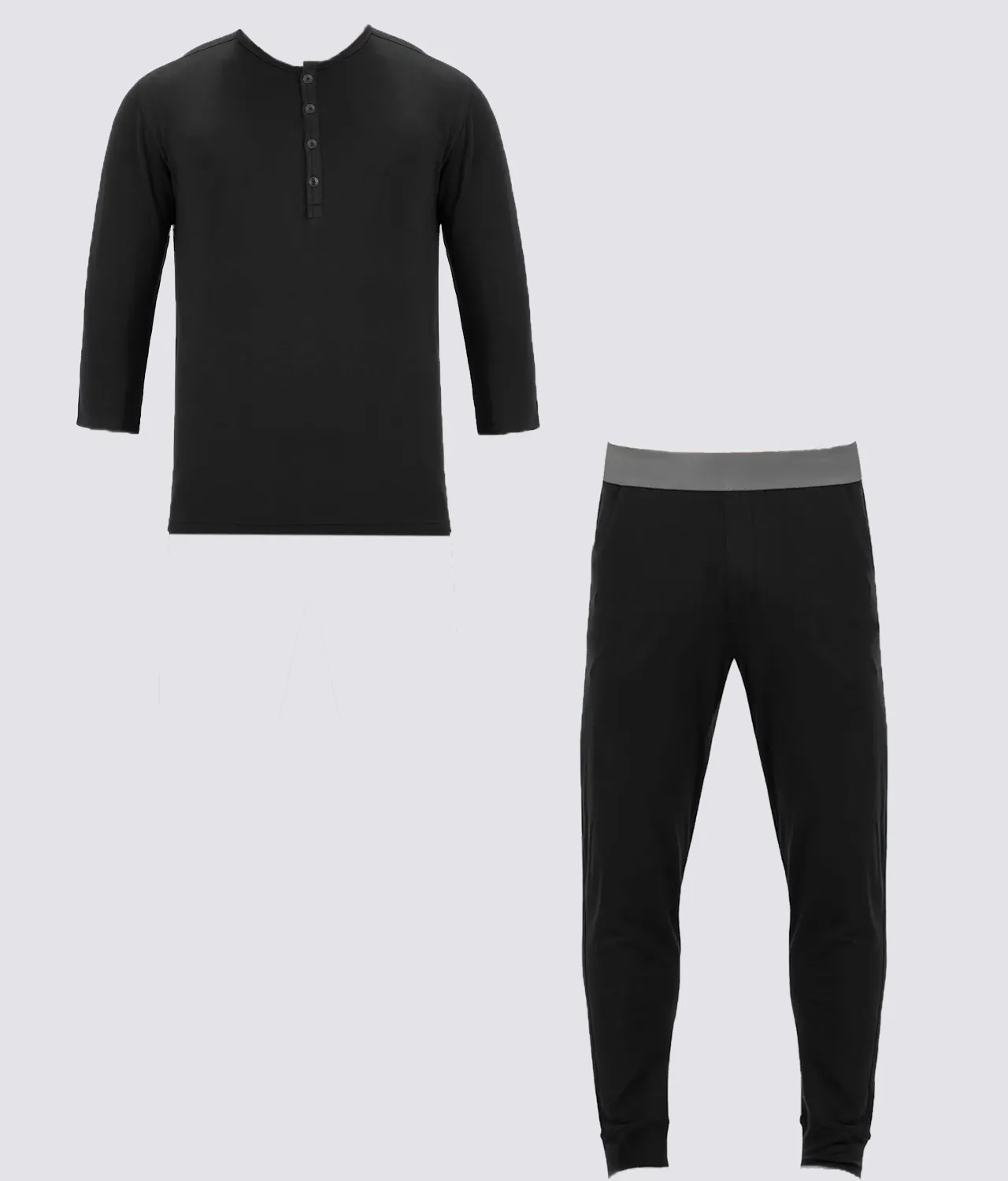 102 . Regular-Fit Athlete Recovery Sleepwear - Black