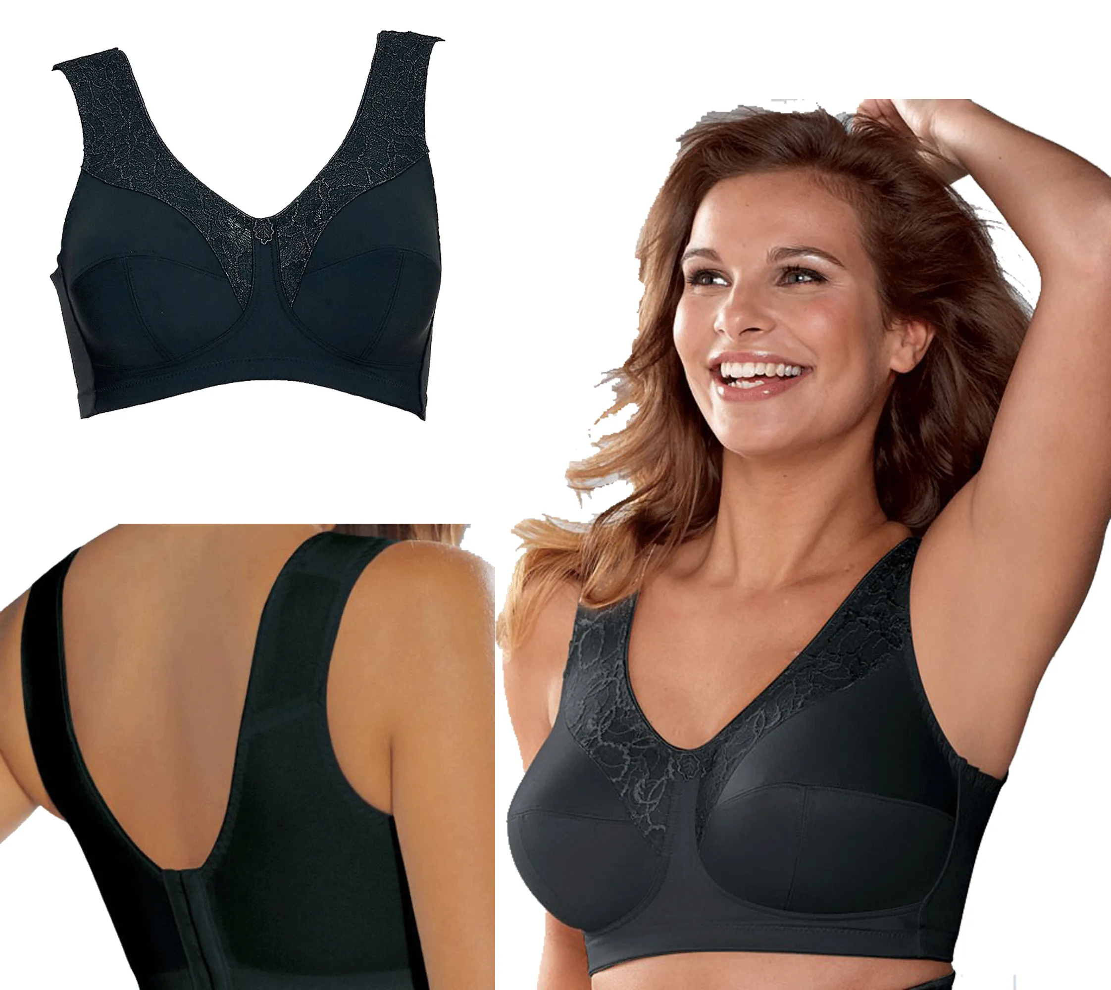 Anita Microenergen Comfort Soft Cup Support Bra Black