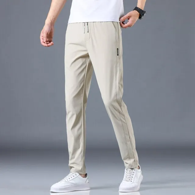 Antonios Casual Slim Fit Trousers Men