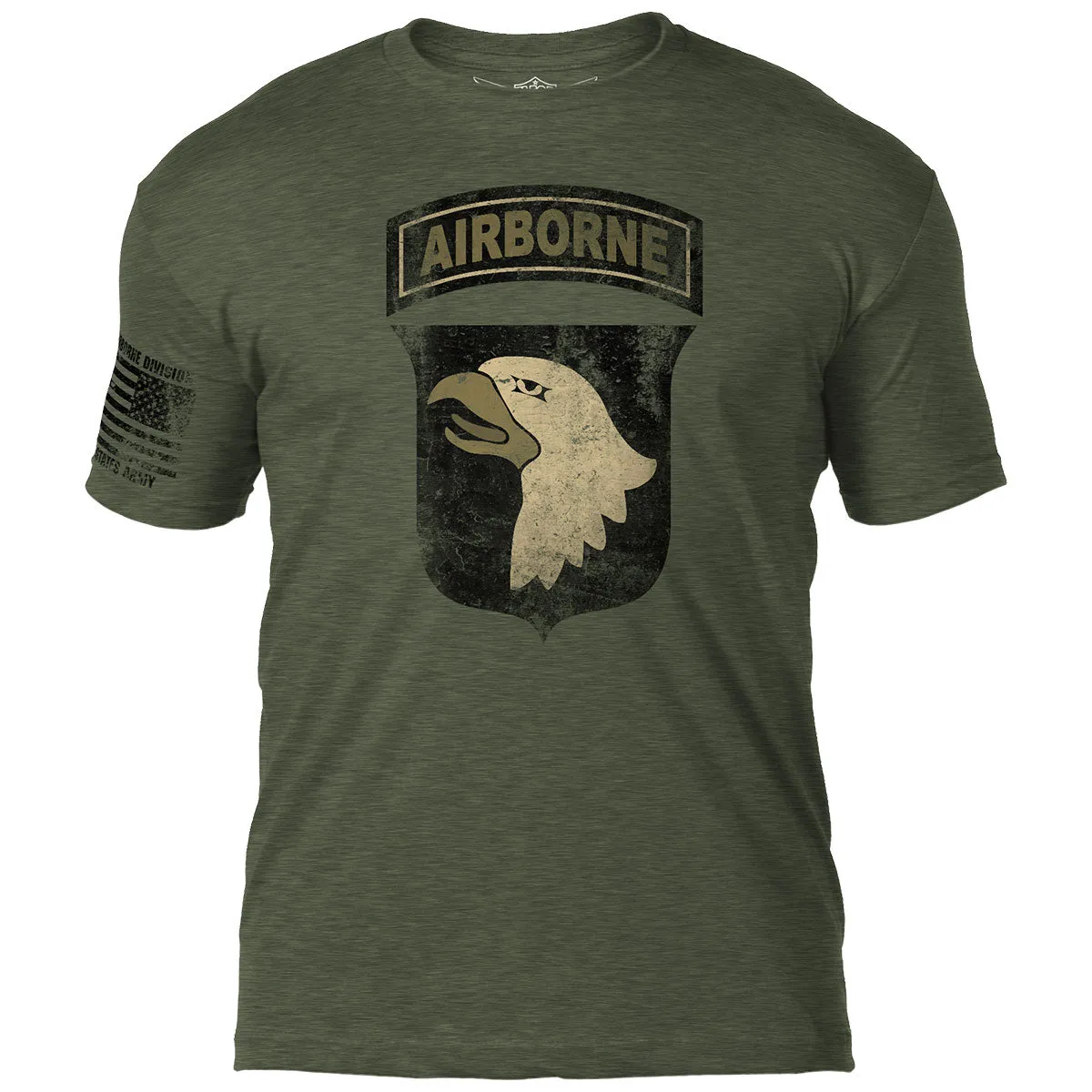 Army 101st Airborne 'Distressed' 7.62 Design Battlespace Men's T-Shirt