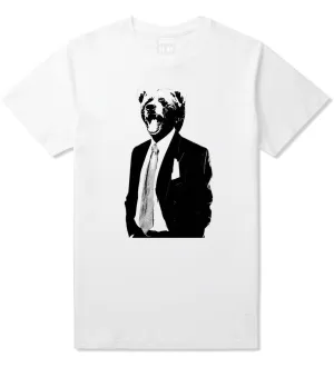 Bear In Suit Funny T-Shirt