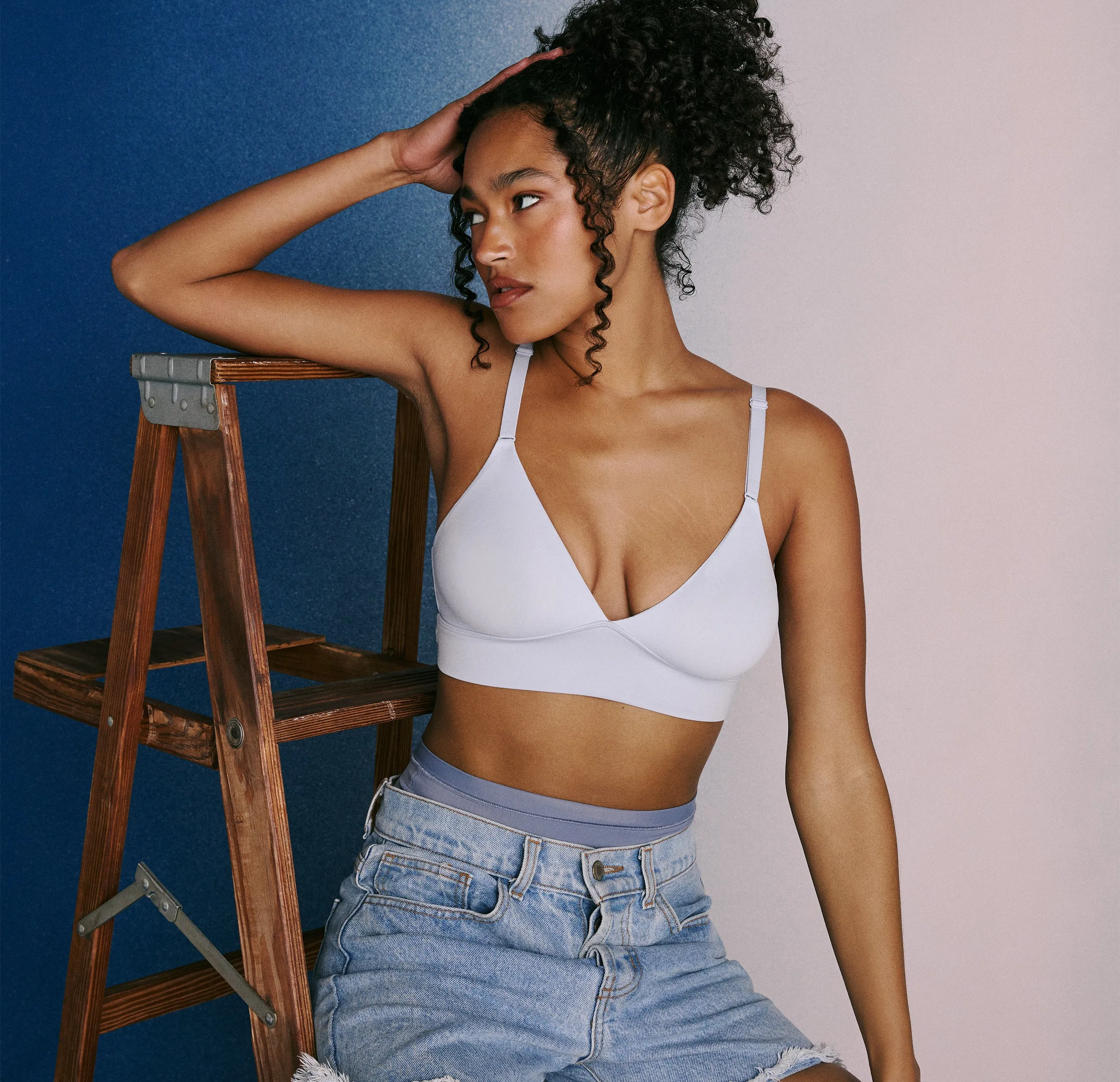 Bliss Triangle Bralette - Tidal