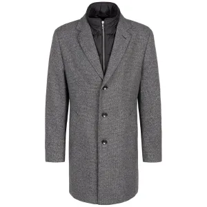 Bugatti - Italian Micro Weave Flexcity Coat, Grey