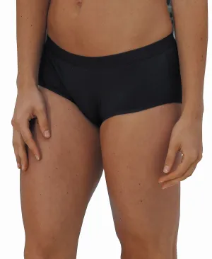 Carnival Women's Microfiber Boy Shorts, Black