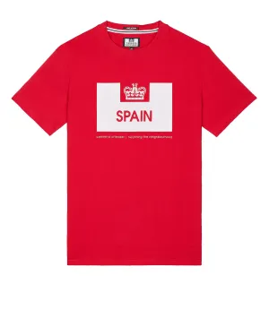 Country Series Spain T-Shirt Red/White