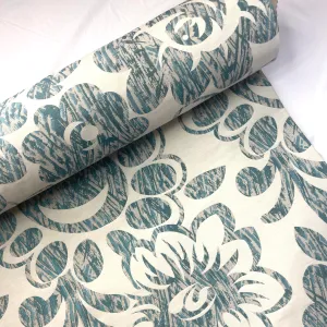 Downtown teal Brocade