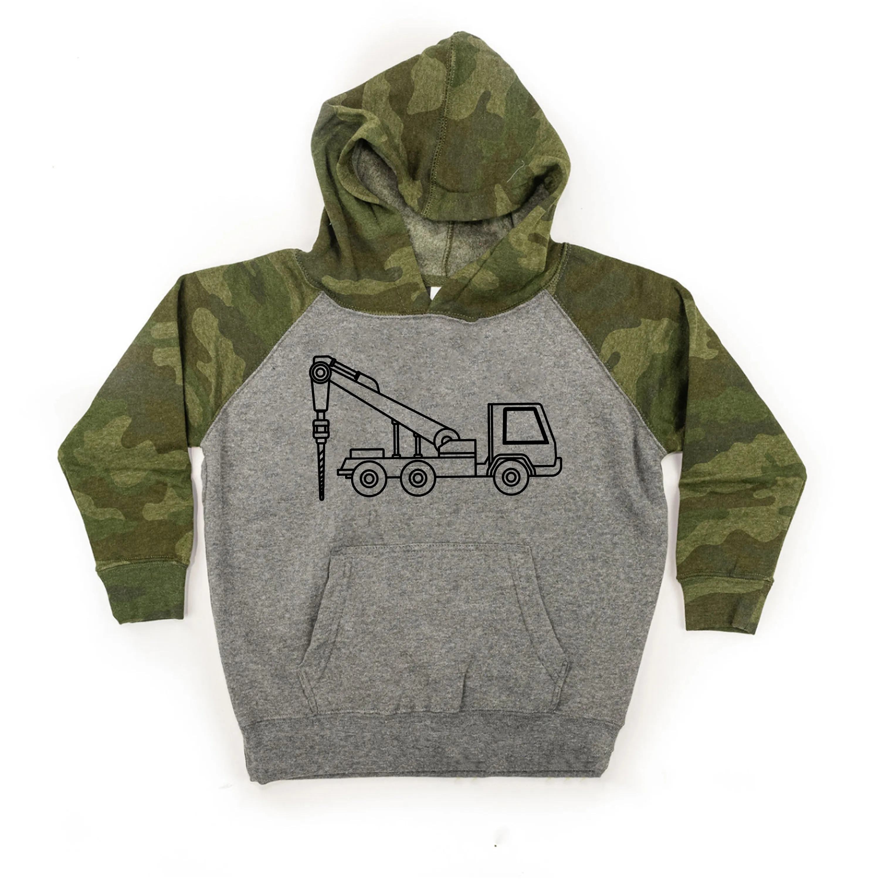 DRILLING TRUCK - Minimalist Design - Child Hoodie