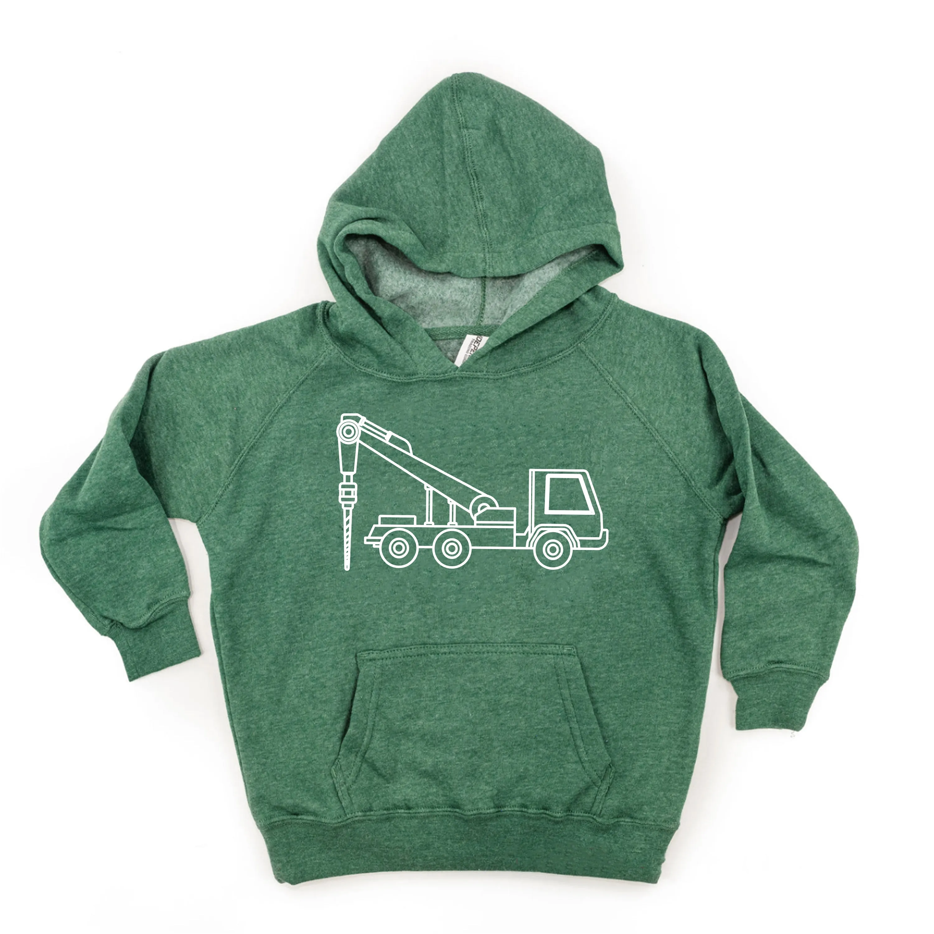 DRILLING TRUCK - Minimalist Design - Child Hoodie