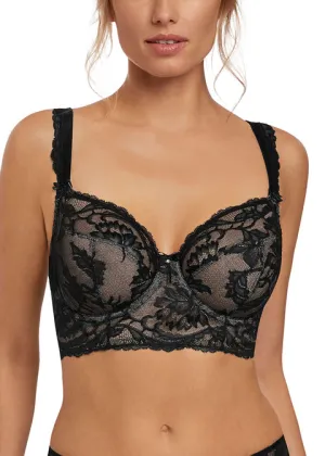 Fantasie Bronte UW Side Support Longline, Black