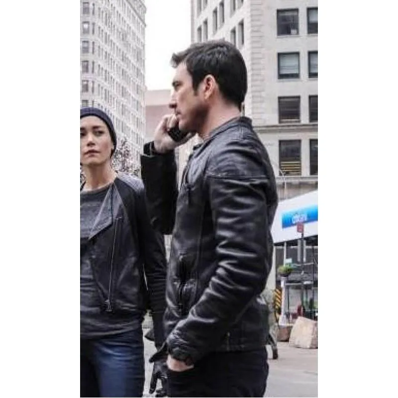 HOSTAGES DYLAN MCDERMOTT LEATHER JACKET