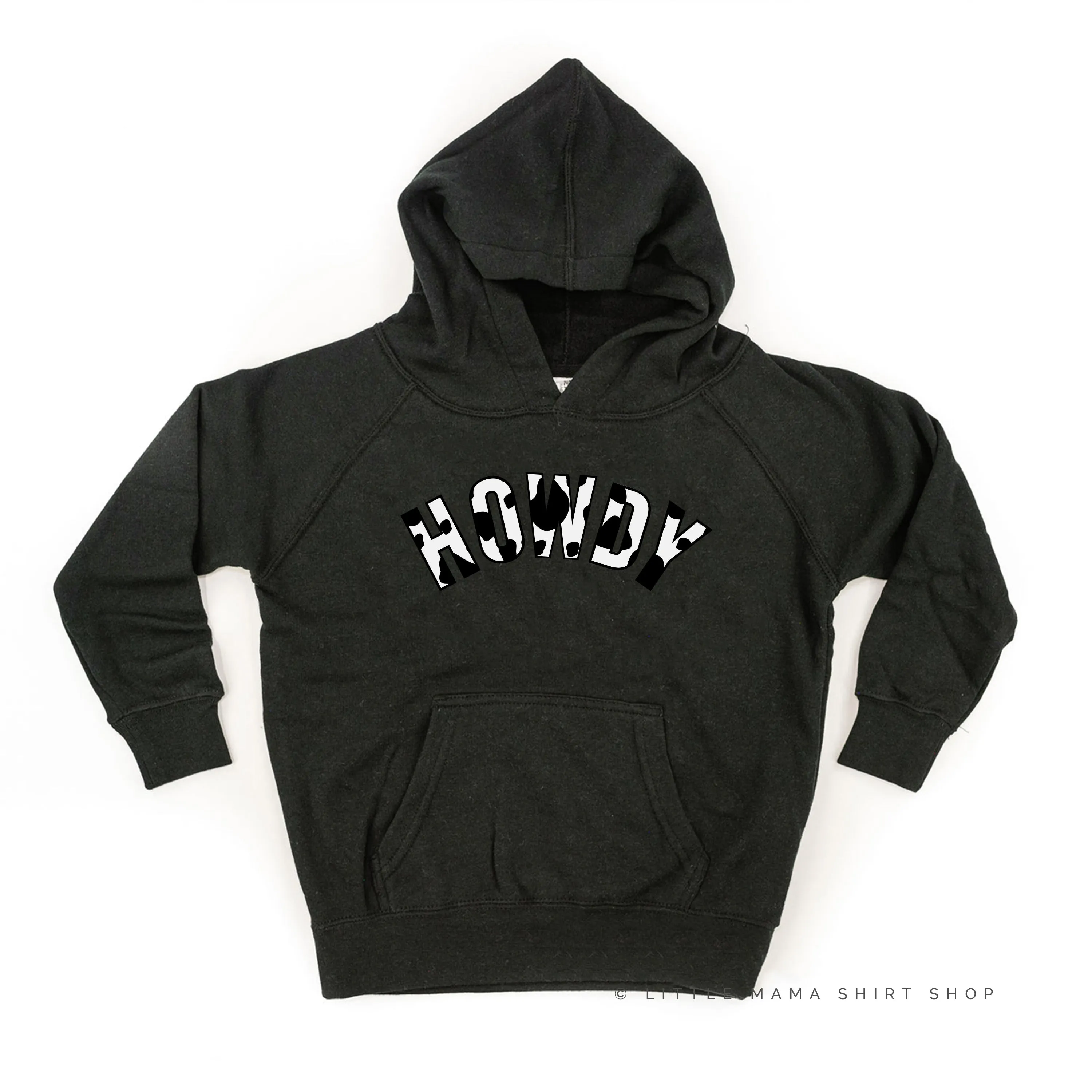 HOWDY - Cow Print - Child Hoodie