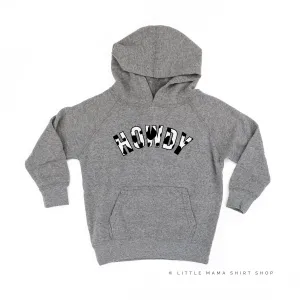 HOWDY - Cow Print - Child Hoodie