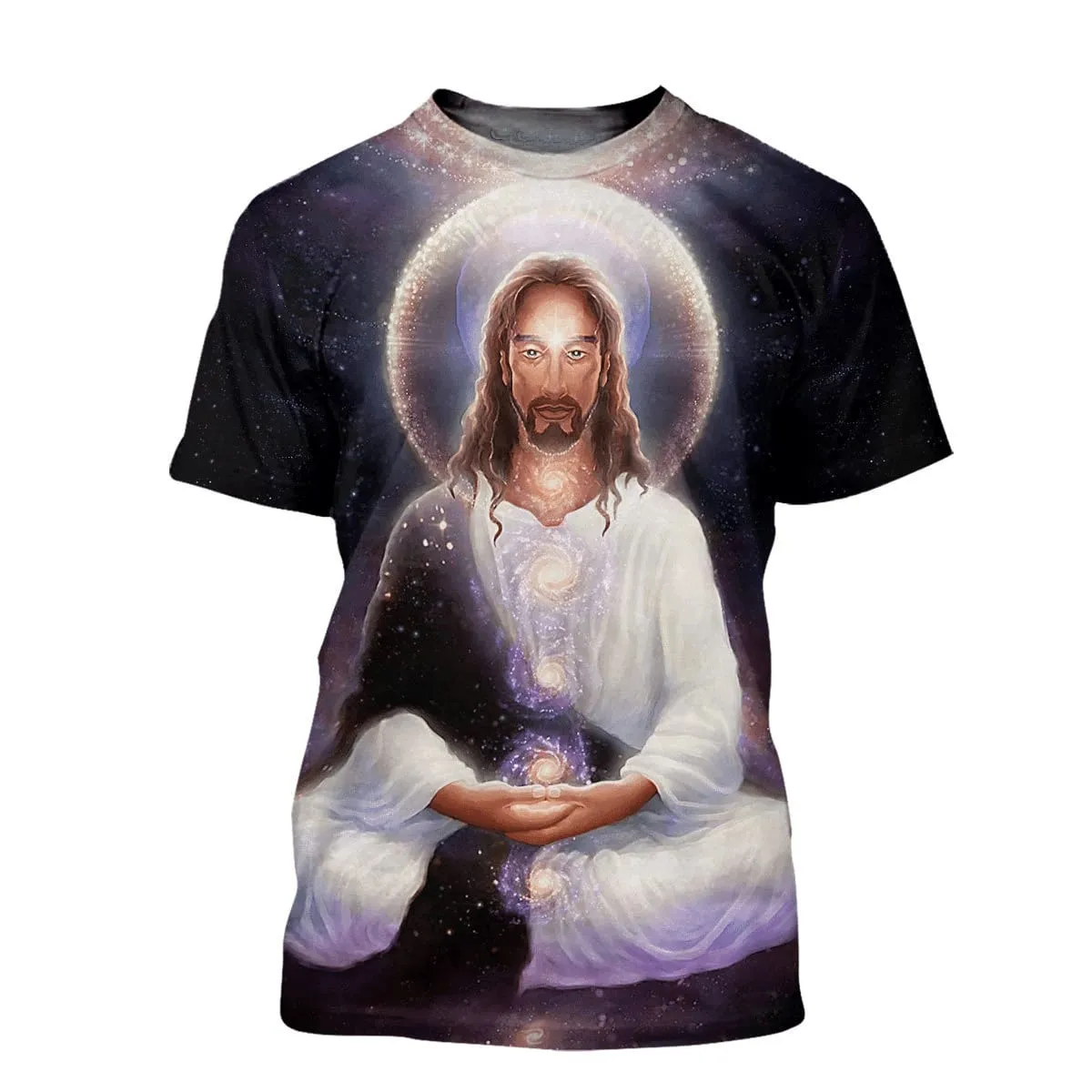 Jesus Menditation Unisex Shirt - Christian 3D Shirt