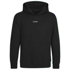 Kids Lightweight Script Hoodie Black