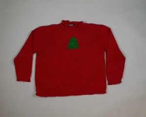 Lonesome Little tree-Large Christmas Sweater