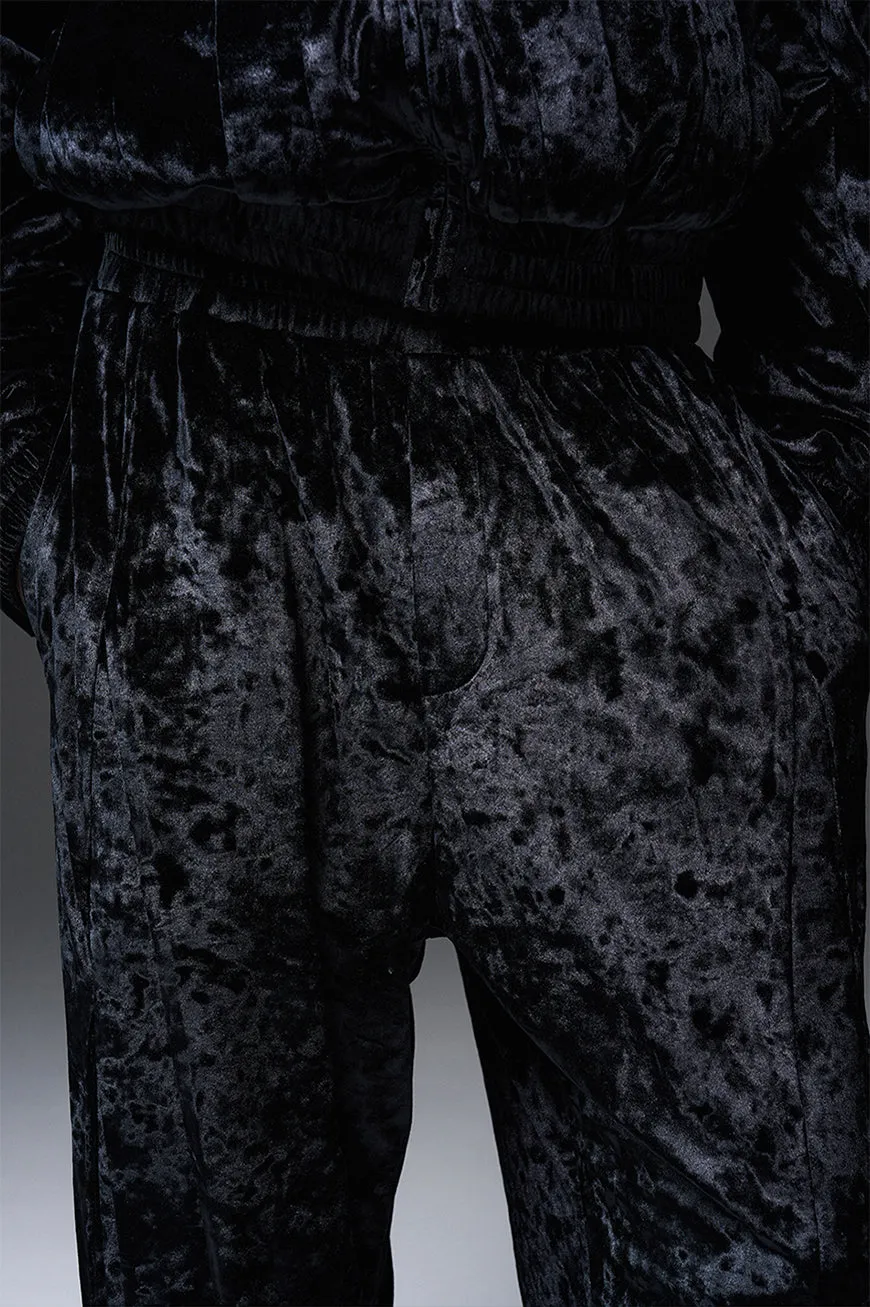 Loose Straight Velvet Casual Pants