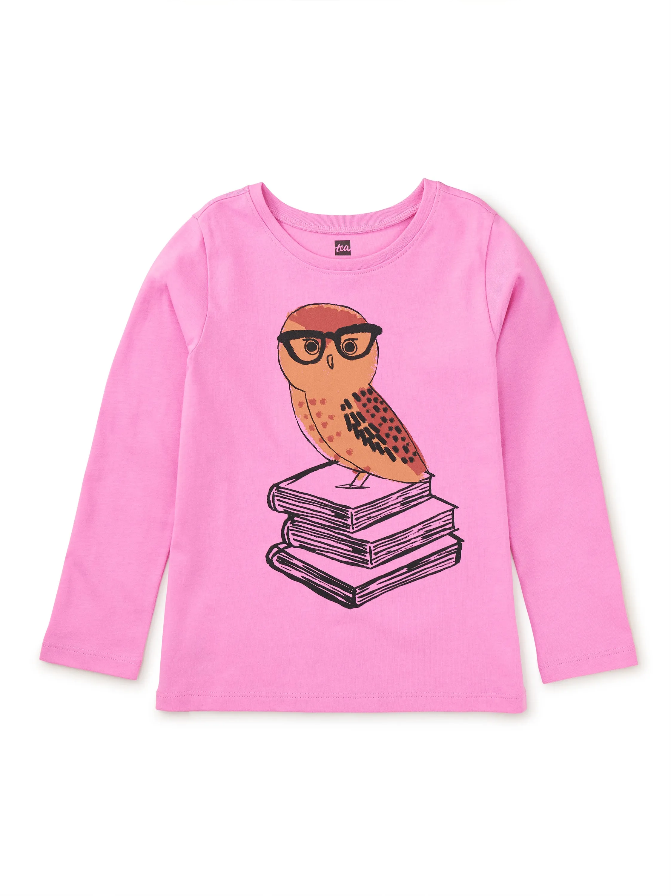 L/S Graphic Tee, Studious Owl