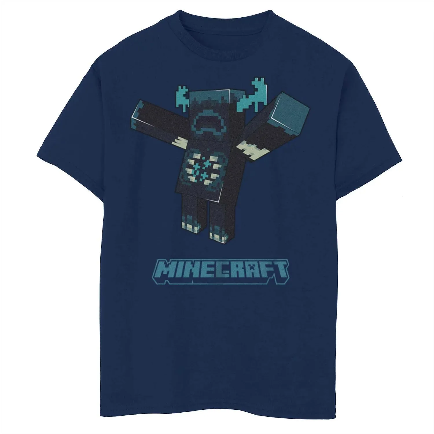 Minecraft Warden Simple Portrait T-Shirt for Boys 8-20 Years Minecraft