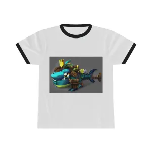 Nibbler's the Misfit Shark Unisex Ringer Tee