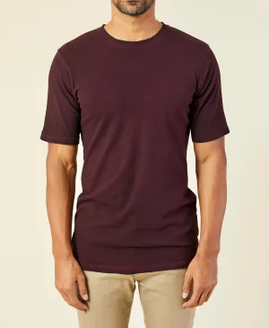 OIL WASHED COTTON T-SHIRT