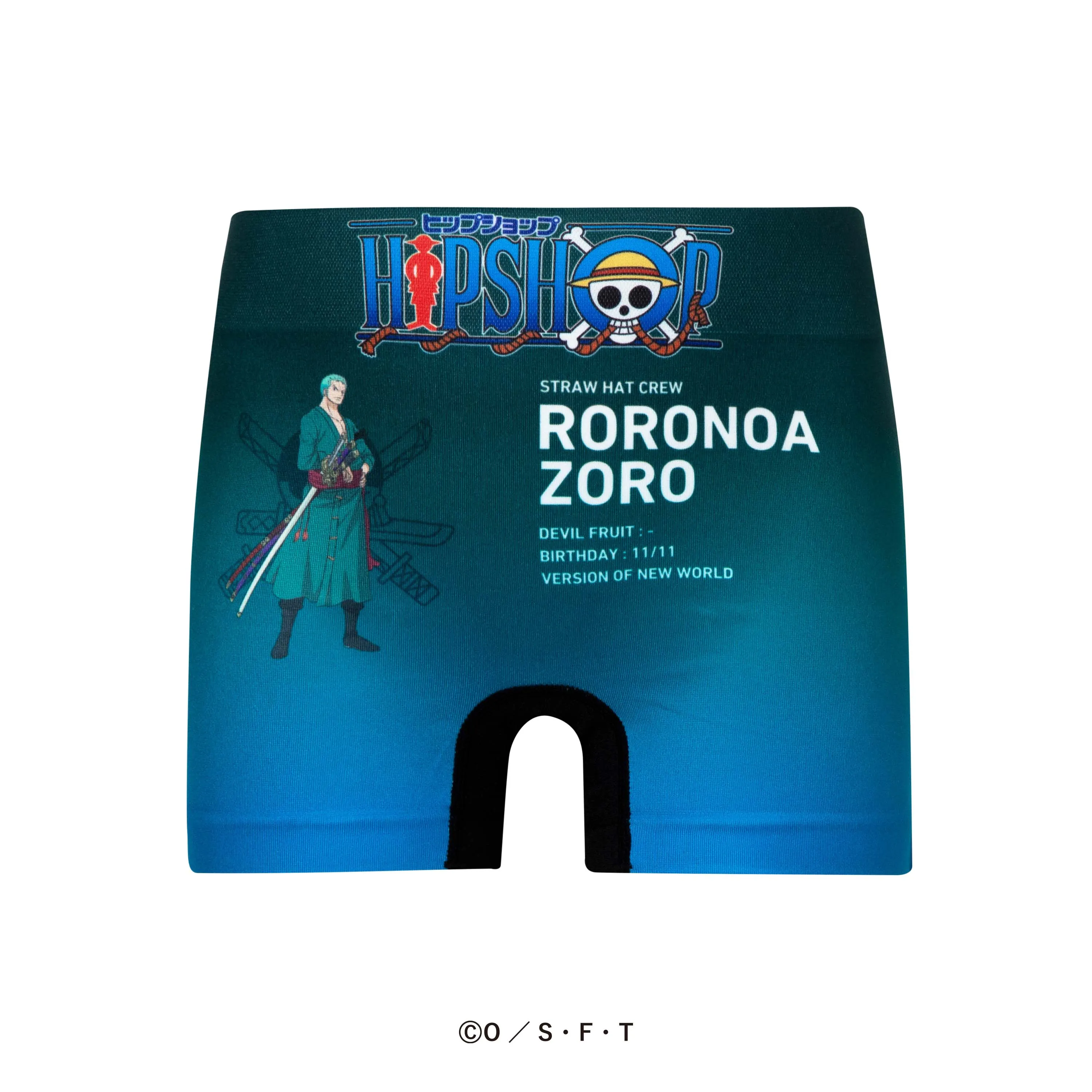 ＜ONE PIECE＞KIDS No.002 RORONOA ZORO/ロロノア・ゾロ ワンピース アンダーパンツ キッズ ポリエステルタイプ ボクサーパンツ