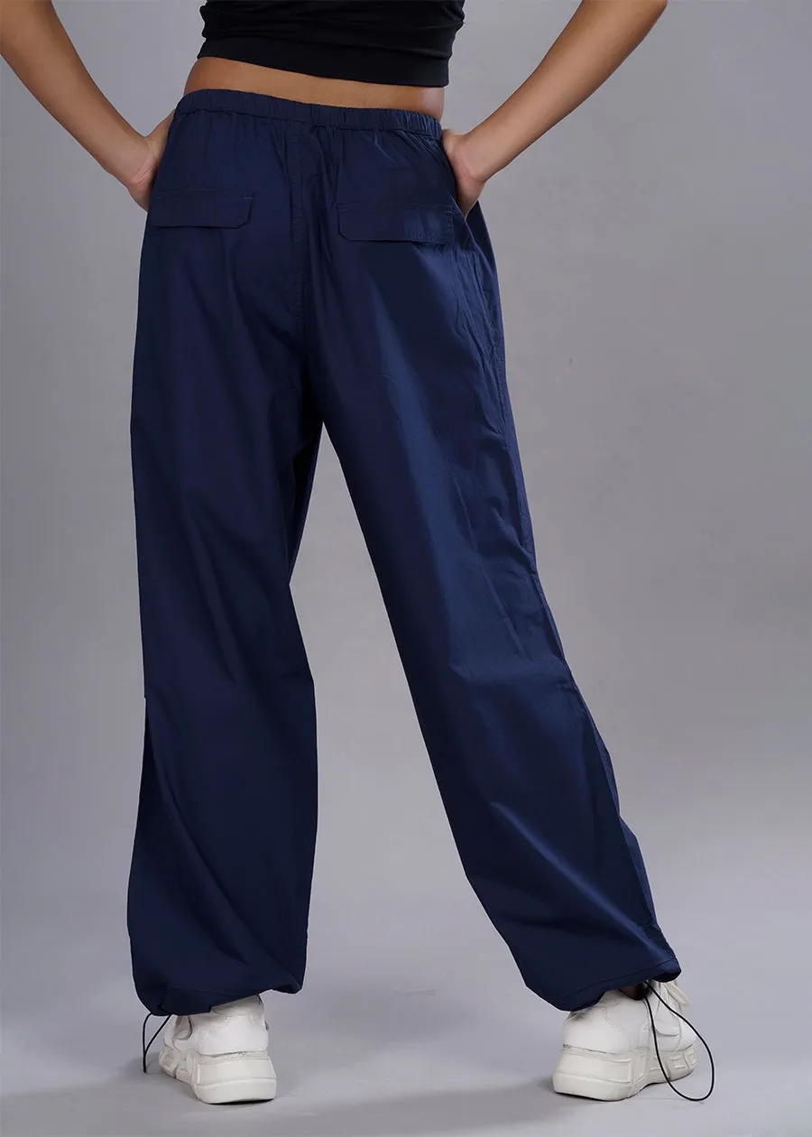 Parachute Pants For Women - Classic Navy