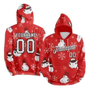 Personalized Xmas Fashion Hoodies, Custom Santa Clauz Hoodies, Festive Design Hoodies, Best  Gift for Christmas