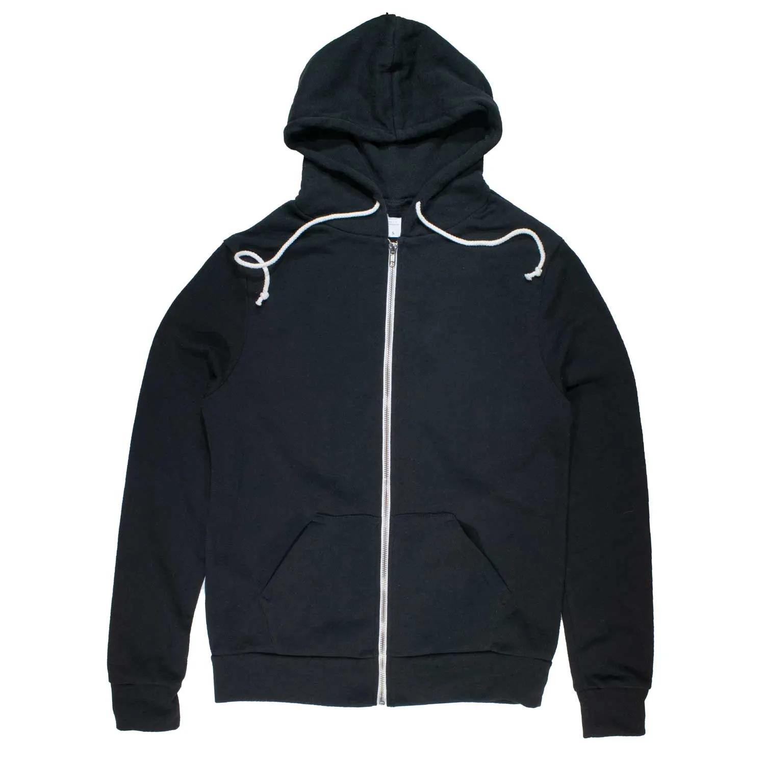 Solid Threads Zip Up Hoodie