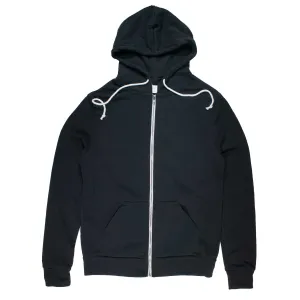 Solid Threads Zip Up Hoodie