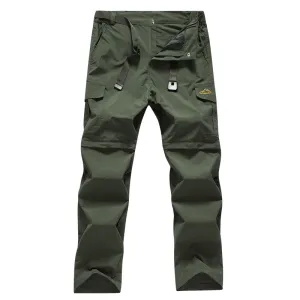 Tactical Lightweight Zip Off Quick Drying Convertible Cargo Pants - Shorts