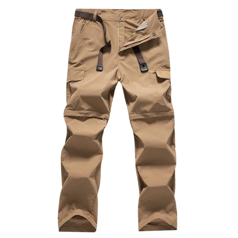 Tactical Lightweight Zip Off Quick Drying Convertible Cargo Pants - Shorts