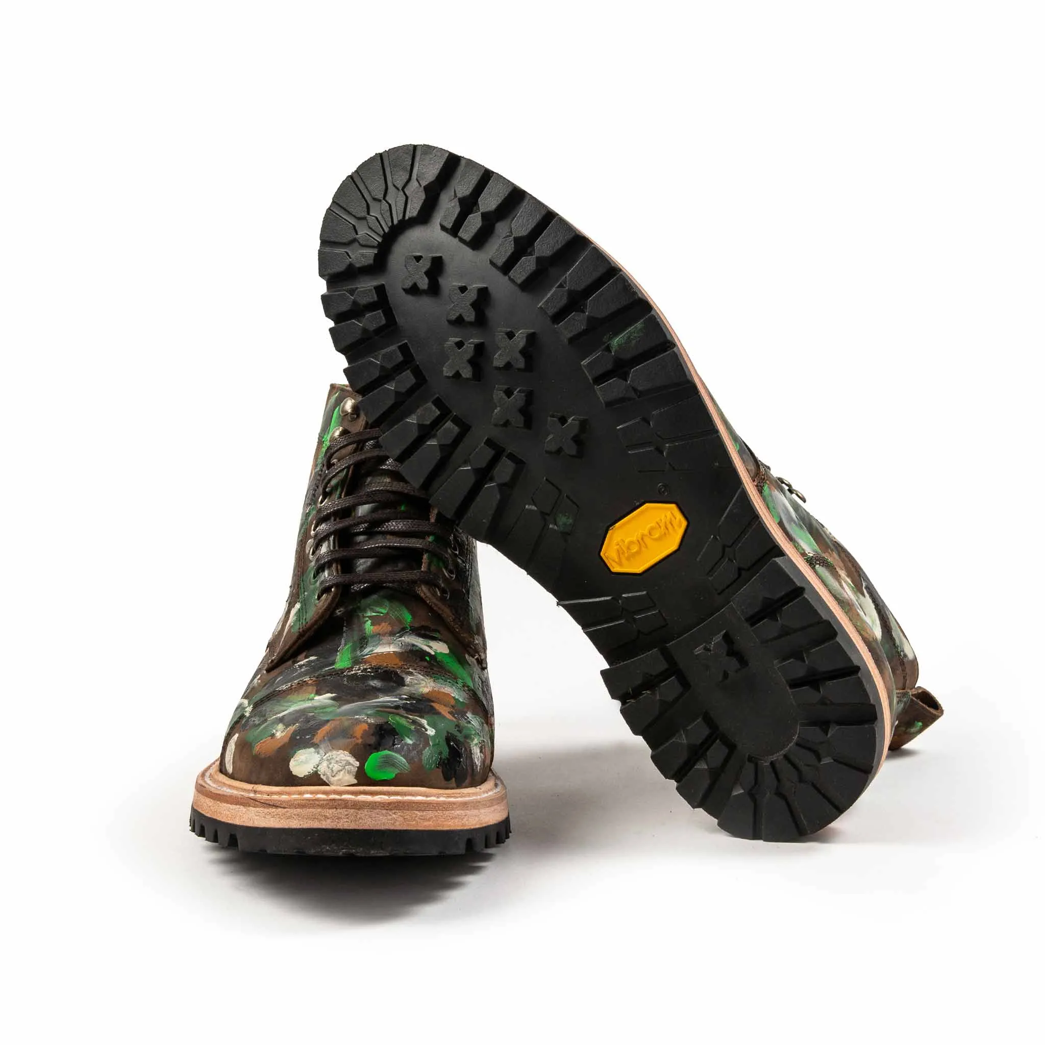 The Moto Boot in Jungle Camo