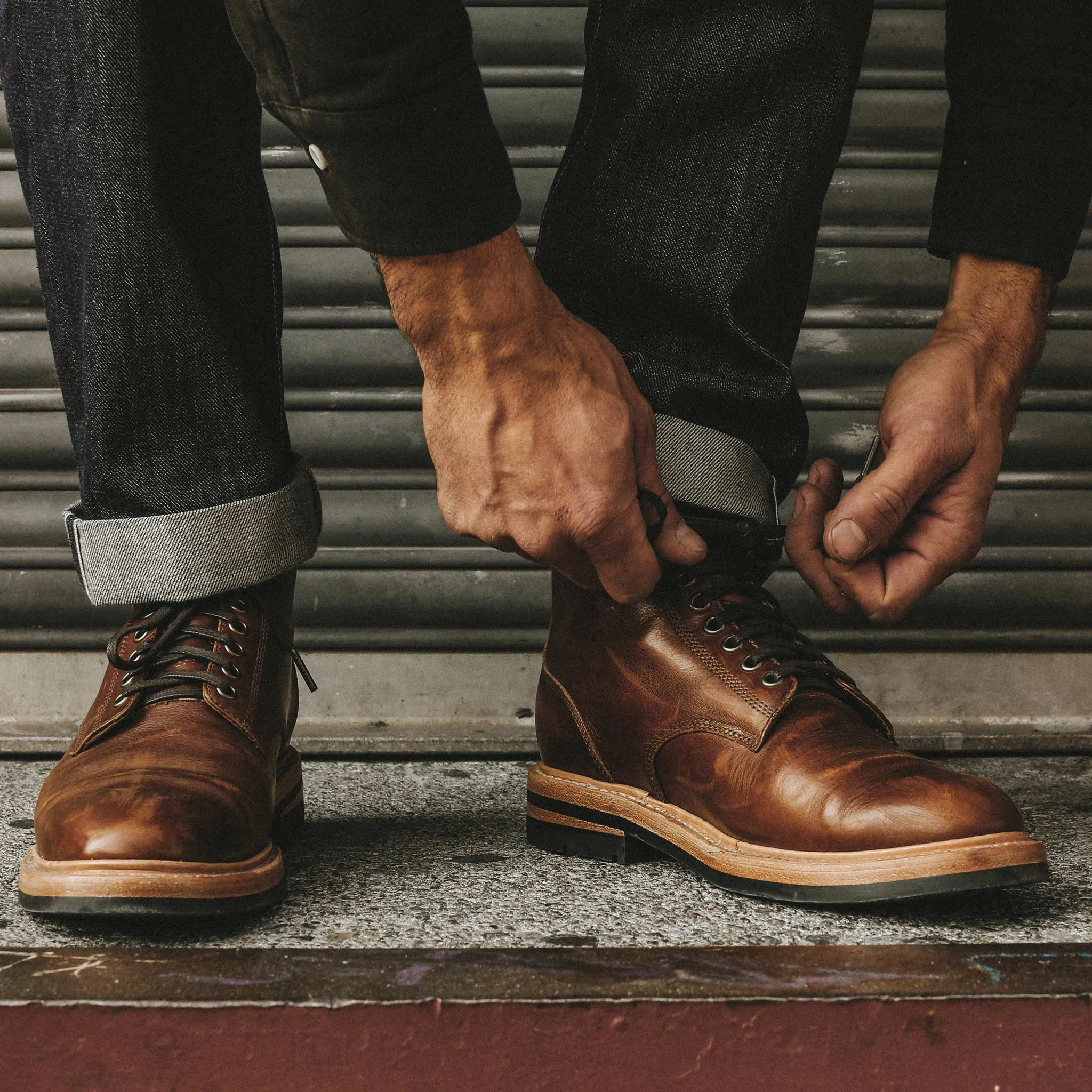 The Trench Boot in Whiskey