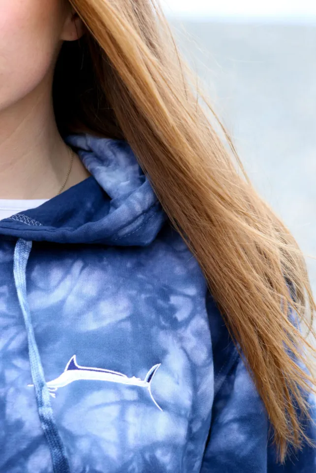 Tye Dye Marlin Shadow Hoody