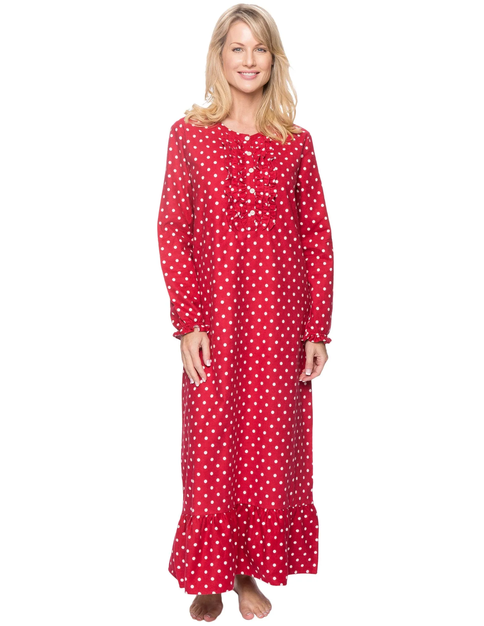 Women's Premium Flannel Long Gown