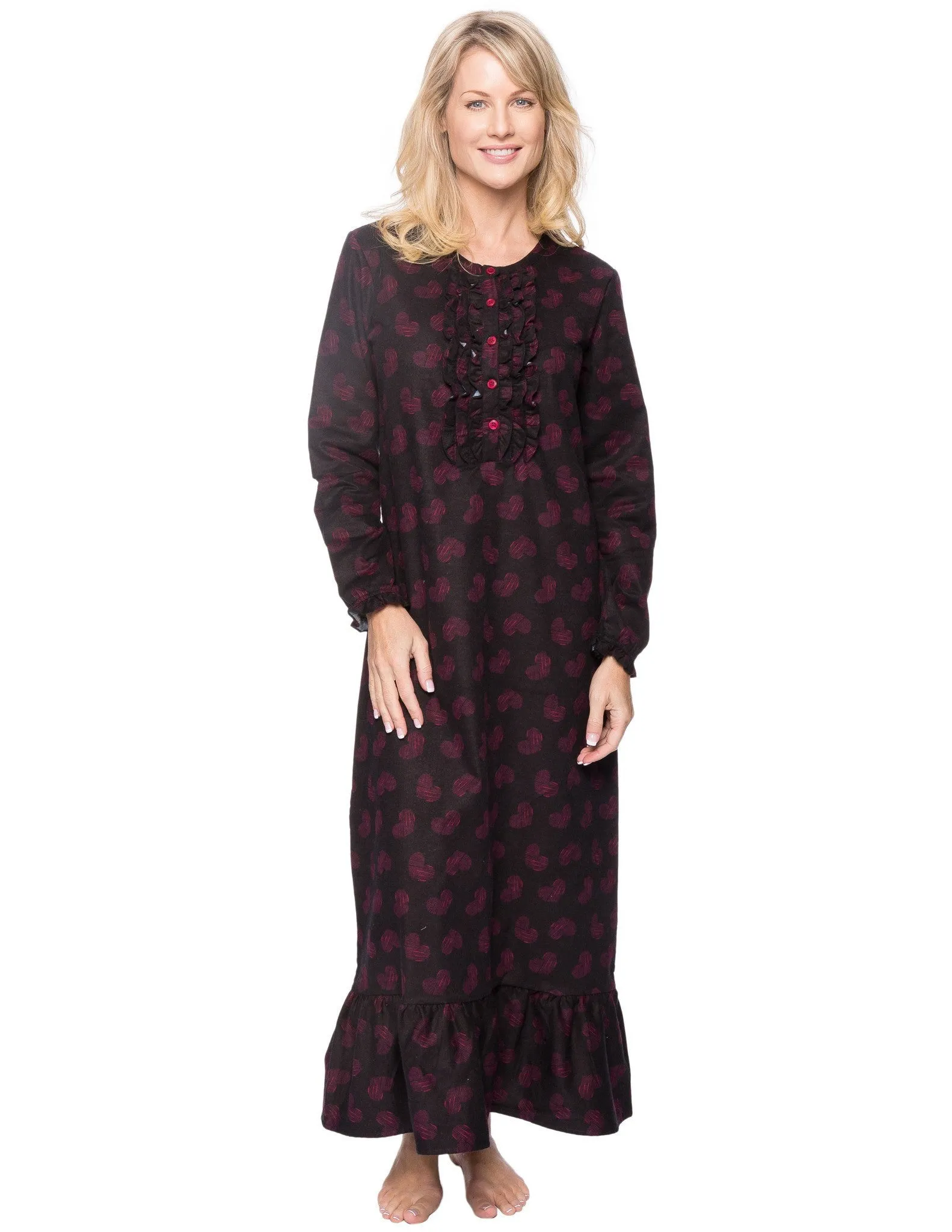 Women's Premium Flannel Long Gown