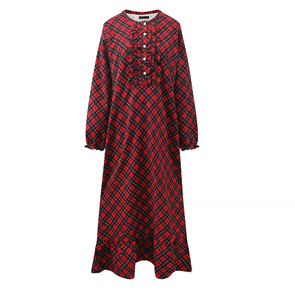 Women's Premium Flannel Long Gown