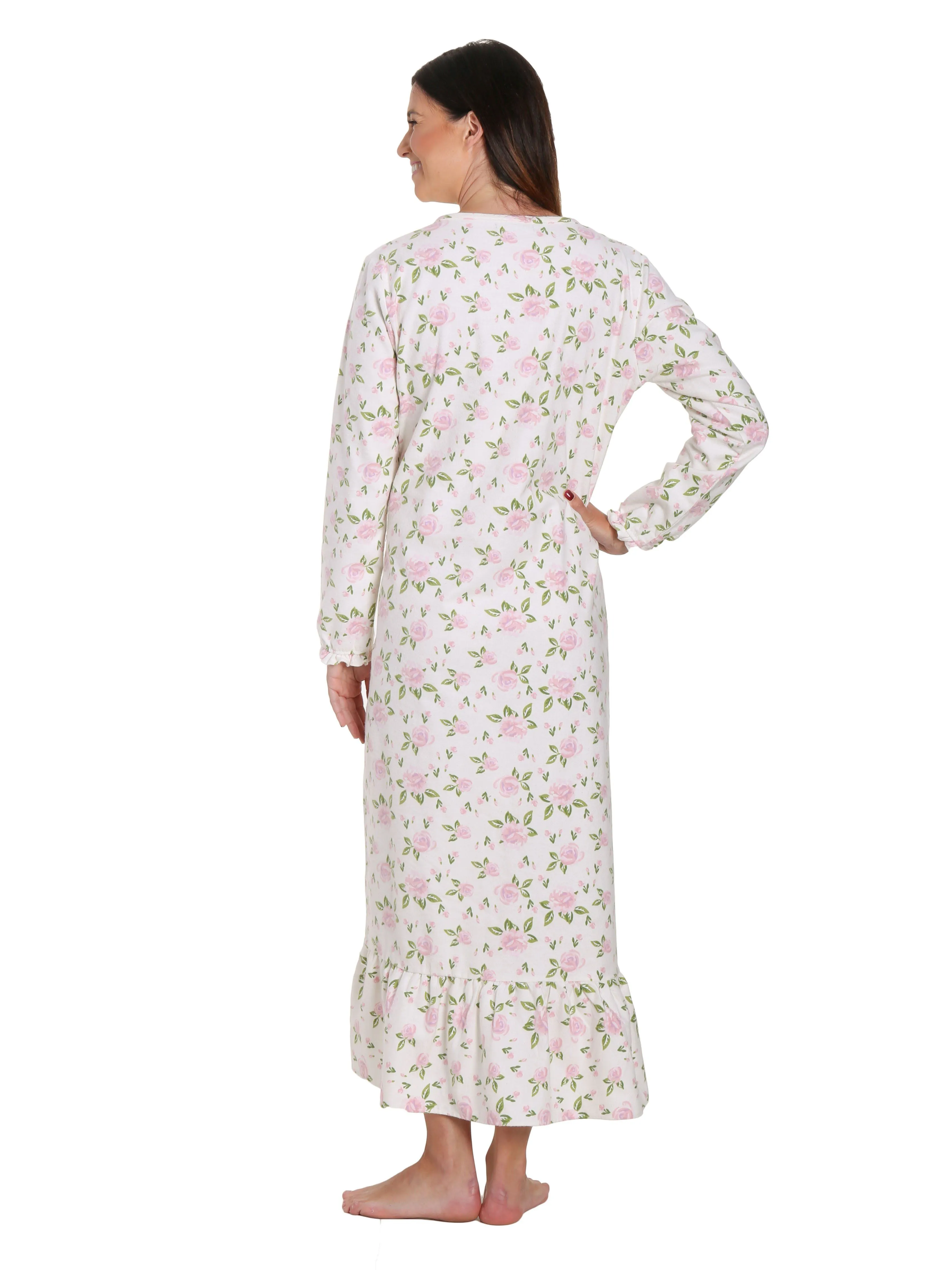 Women's Premium Flannel Long Gown